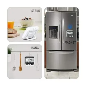 KTKUDY Temporizador digital de cocina con interruptor de_6