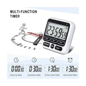 KTKUDY Temporizador digital de cocina con interruptor de_4