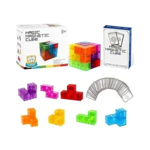 DASDAX Bloques de construcción magnéticos 3D mágicos_4