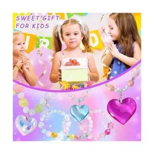 PinkSheep Collar y pulsera de cuentas para niños 3_4