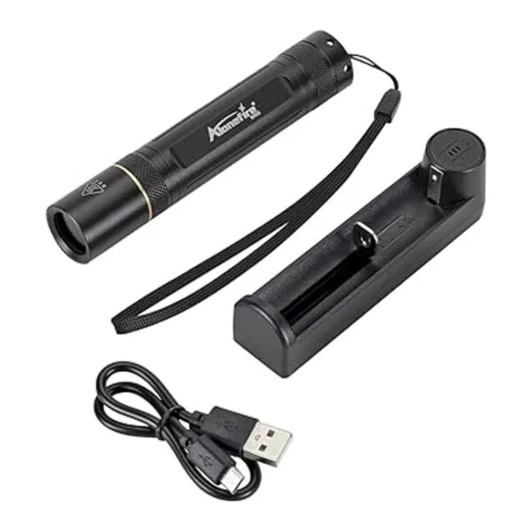 Alonefire SV003 Linterna UV portátil recargable de 10 W_6