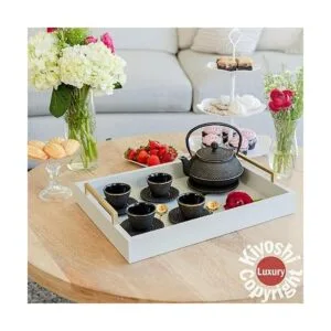 KIYOSHI Luxury Juego de 11 té japonés Gashu Black de_2