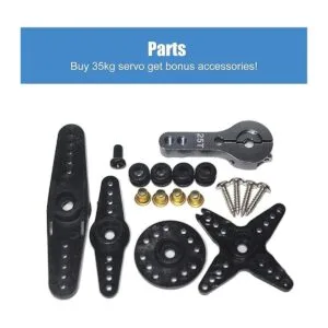 ANNIMOS Motor digital sin núcleo de 77.2 lbs servo de 74