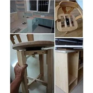 Dailydanny Taburete de bar resistente de repuesto_5