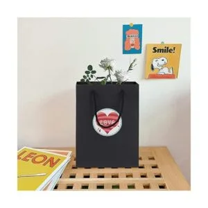 Sdootjewelry Bolsas de regalo negras 25 paquetes de