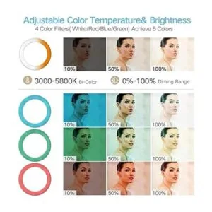 IVISII Anillo de luz de 19 pulgadas con control remoto y_2