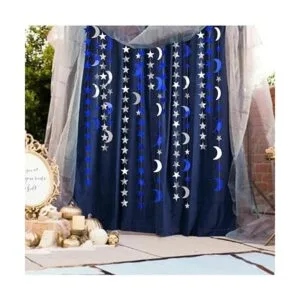 Decor365 Kit de guirnaldas de estrellas y luna de color_6