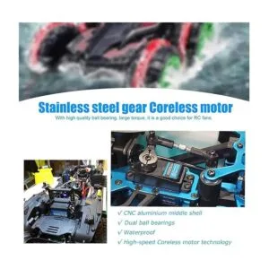 ANNIMOS Motor digital sin núcleo de 77.2 lbs servo de 74