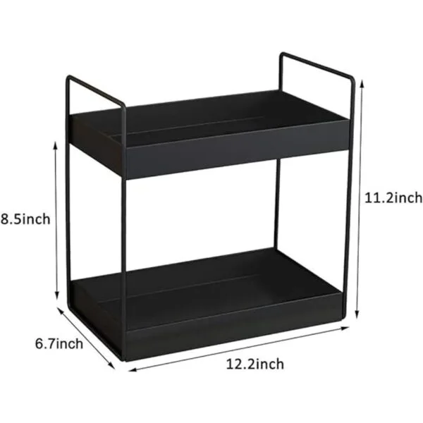KINGBERWI Estantería de 2 niveles para baño encimera de