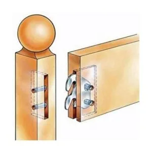 Juego de 4 platos universales de madera para riel de cama_3