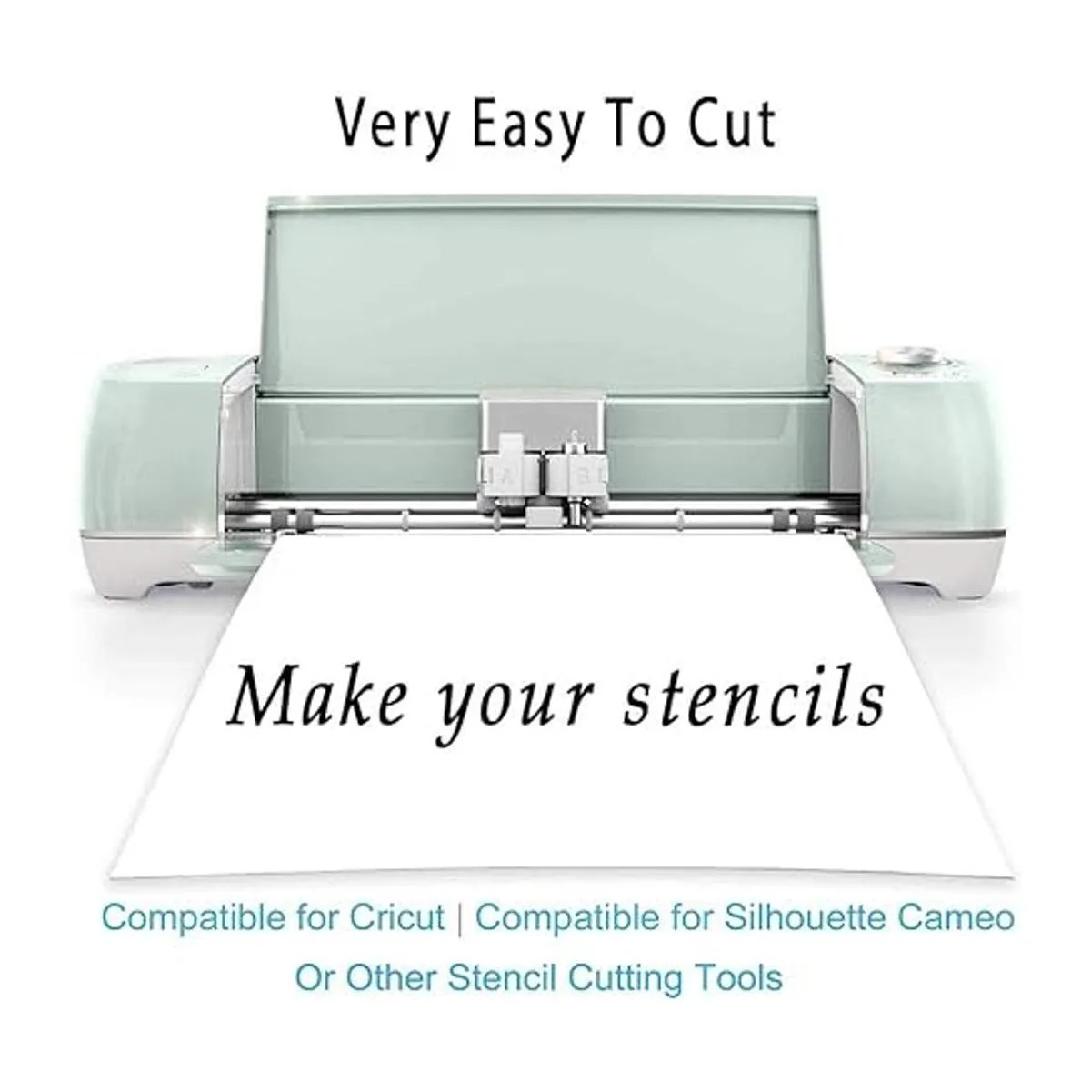 12 plantillas de 7 mil en blanco de Mylar para plantillas