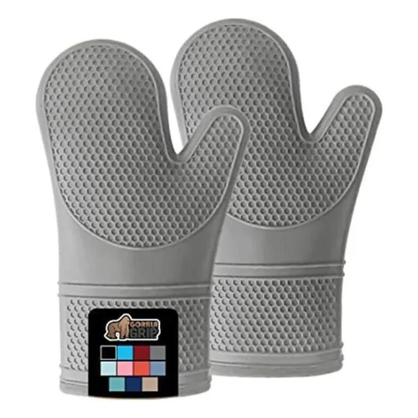 Gorilla Grip Juego de guantes de horno de silicona_1