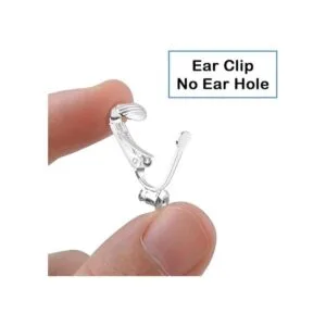 Conversor de aretes con clip 20 piezas para hacer joyas