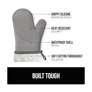 Gorilla Grip Juego de guantes de horno de silicona_2