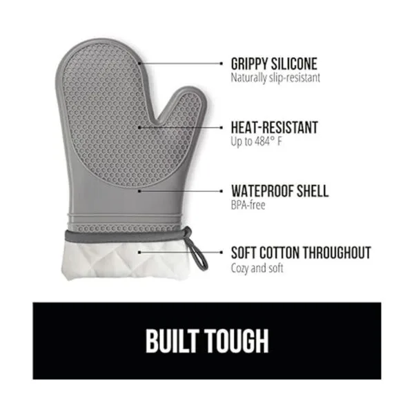 Gorilla Grip Juego de guantes de horno de silicona_2