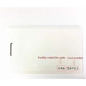 Tarjetas deslizantes de proximidad de 26 bits compatibles_3