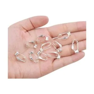 Conversor de aretes con clip 20 piezas para hacer joyas