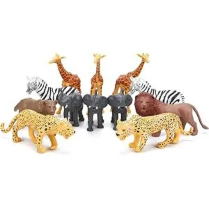 Figuras de animales de safari gigantes 12 piezas de_2