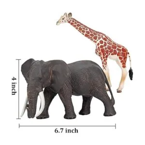 Figuras de animales del zoológico Safari 14 piezas_6
