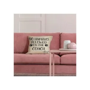 FBCOO No Humans Allowed on The Sofa Funda de almohada