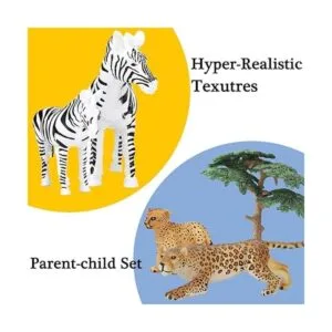 Figuras de animales del zoológico Safari 14 piezas_3