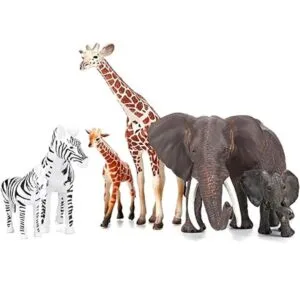 Figuras de animales del zoológico Safari 14 piezas_5