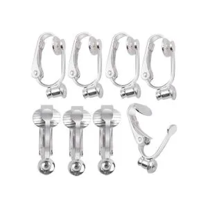 Conversor de aretes con clip 20 piezas para hacer joyas