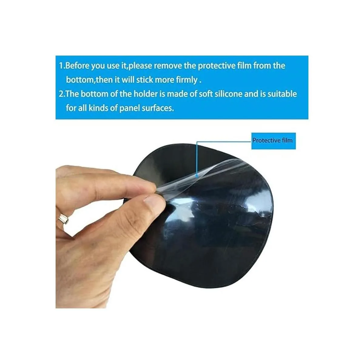 Soporte de teléfono universal de silicona antideslizante_4