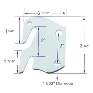 Juego de 4 platos universales de madera para riel de cama_2