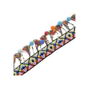 1 yarda pompón cuentas flecos cinta de costura DIY costura_2