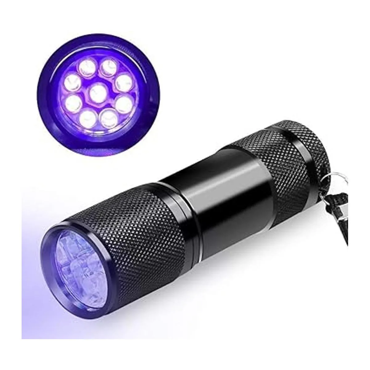 CFIKTE Linterna UV LED luz negra 9 luces LED_2