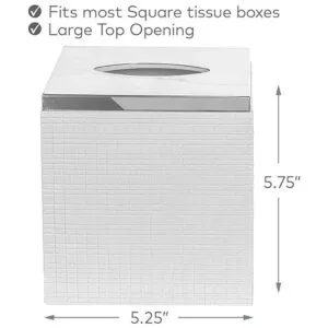 Creative Scents Funda cuadrada para caja de pañuelos de