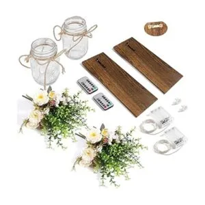 Apliques de pared rústicos con diseño de tarro de masón_6