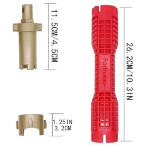 Instalador de grifo y fregadero 8 en 1 llave multiusos