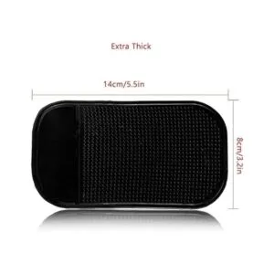 Bysameyee Alfombrilla antideslizante para salpicadero de