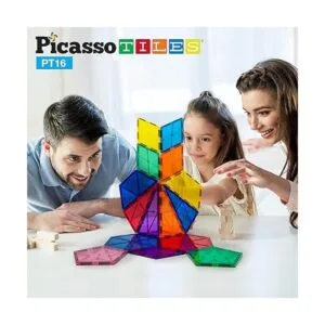PicassoTiles Juego de bloques de construcción magnéticos_2