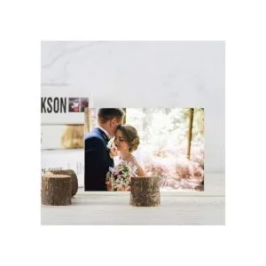 Toncoo Portatarjetas de madera 10 soportes de números de