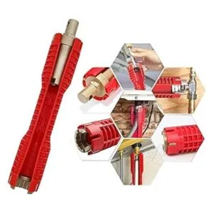 Instalador de grifo y fregadero 8 en 1 llave multiusos