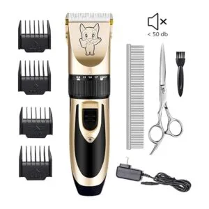 Kit de aseo para perros de bajo ruido eléctrico_2