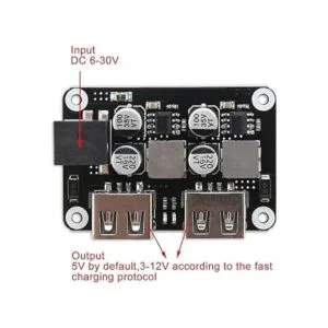 DROK Convertidor USB Buck de 12 V a 5 V CC puerto USB_2