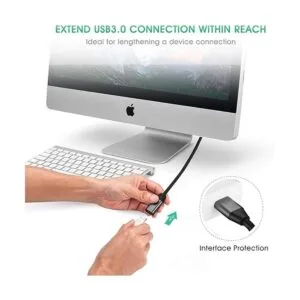 Cable de extensión USB 3.0 de 20 pies XXONE aleación de