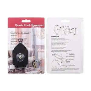 Reloj de péndulo de repuesto de movimiento de eje largo