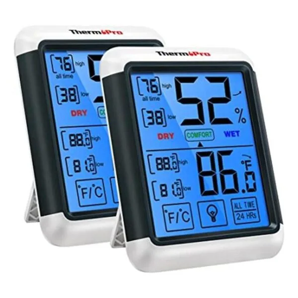 ThermoPro TP55 2 piezas higrómetro digital para_1