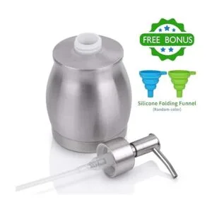 LALA DOLCE Dispensador de jabón para encimera de acero_2