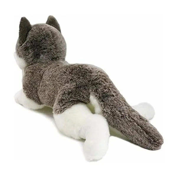 ICE KING BEAR Animal de peluche realista de lobo_4