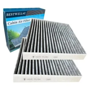Paquete de 2 filtros de aire de cabina BW285 de carbón_1