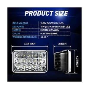 BESTZHEYU Compatible con 2 faros delanteros LED_2