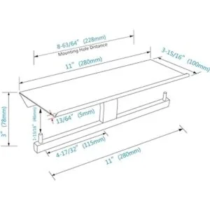 TRUSTMI Soporte de papel higiénico de doble rollo con_6
