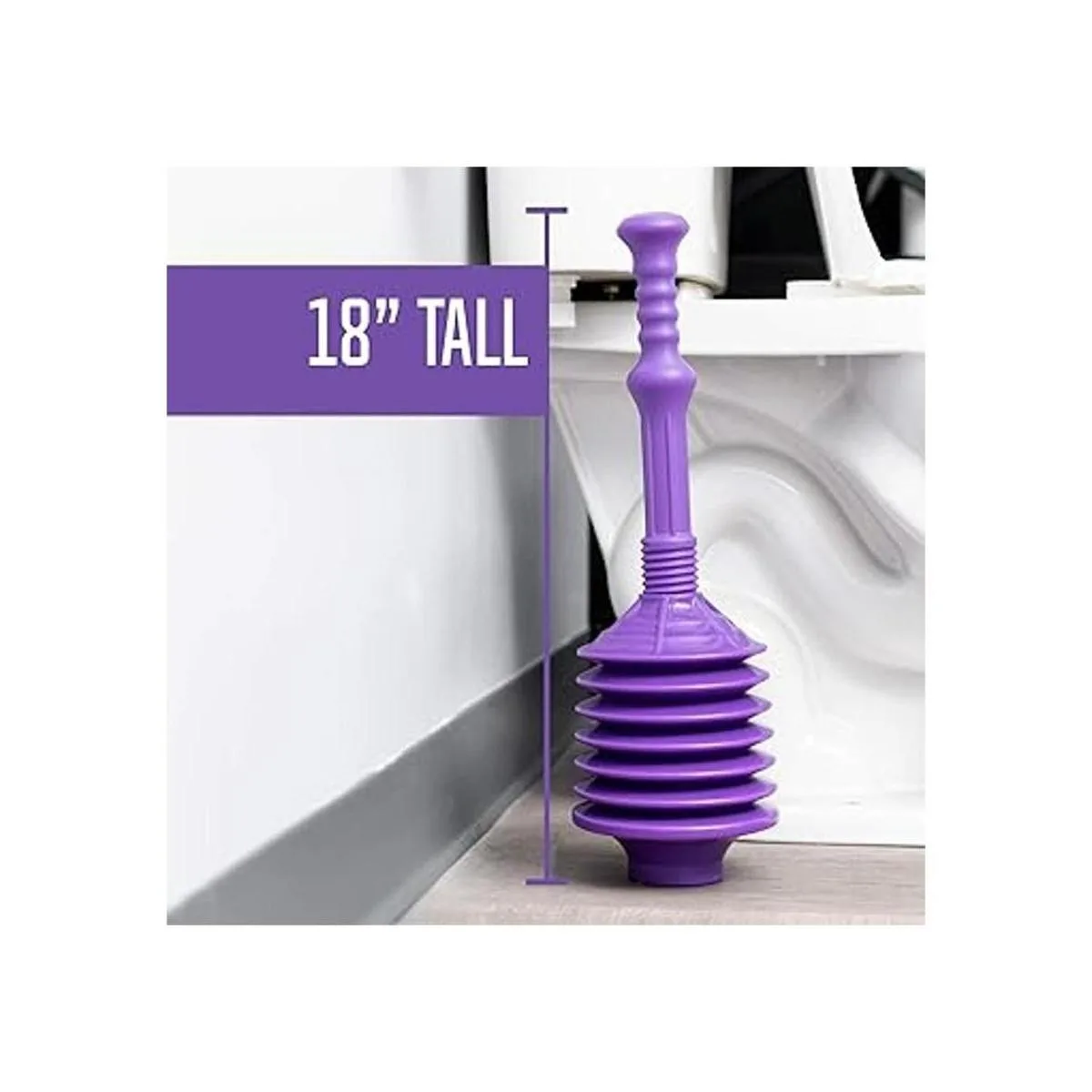 JS Jackson Supplies Fuelle acordeón profesional émbolo