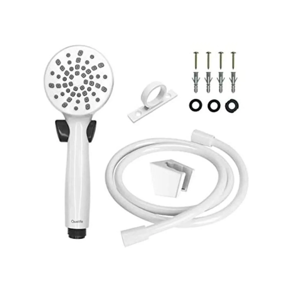 Awelife Cabezal de ducha con manguera e interruptor para_1